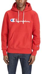 Champion Premium Reverse Weave Big Script Logo Hooded Sweatshirt
