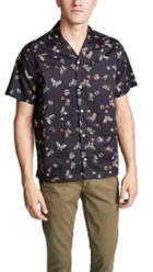 Saturdays Nyc Canty Lacquer Butterfly Short Sleeve Shirt