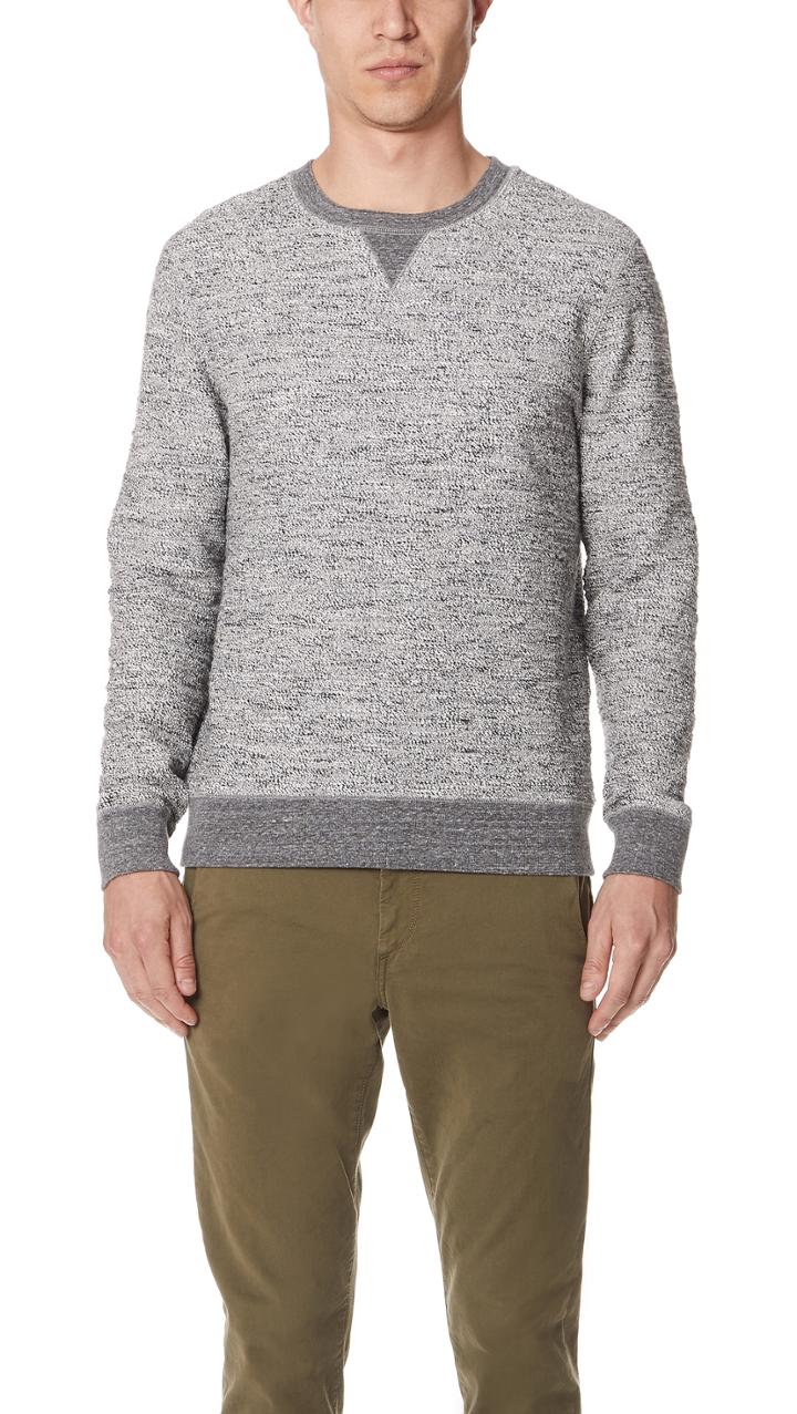 Billy Reid Boucle Crew Sweater