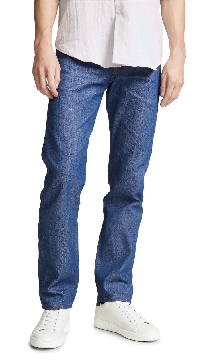 Naked Famous Weird Guy Clear Blue Selvedge Jeans