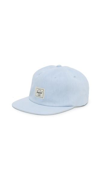 Herschel Supply Co Bleach Denim Albert Cap