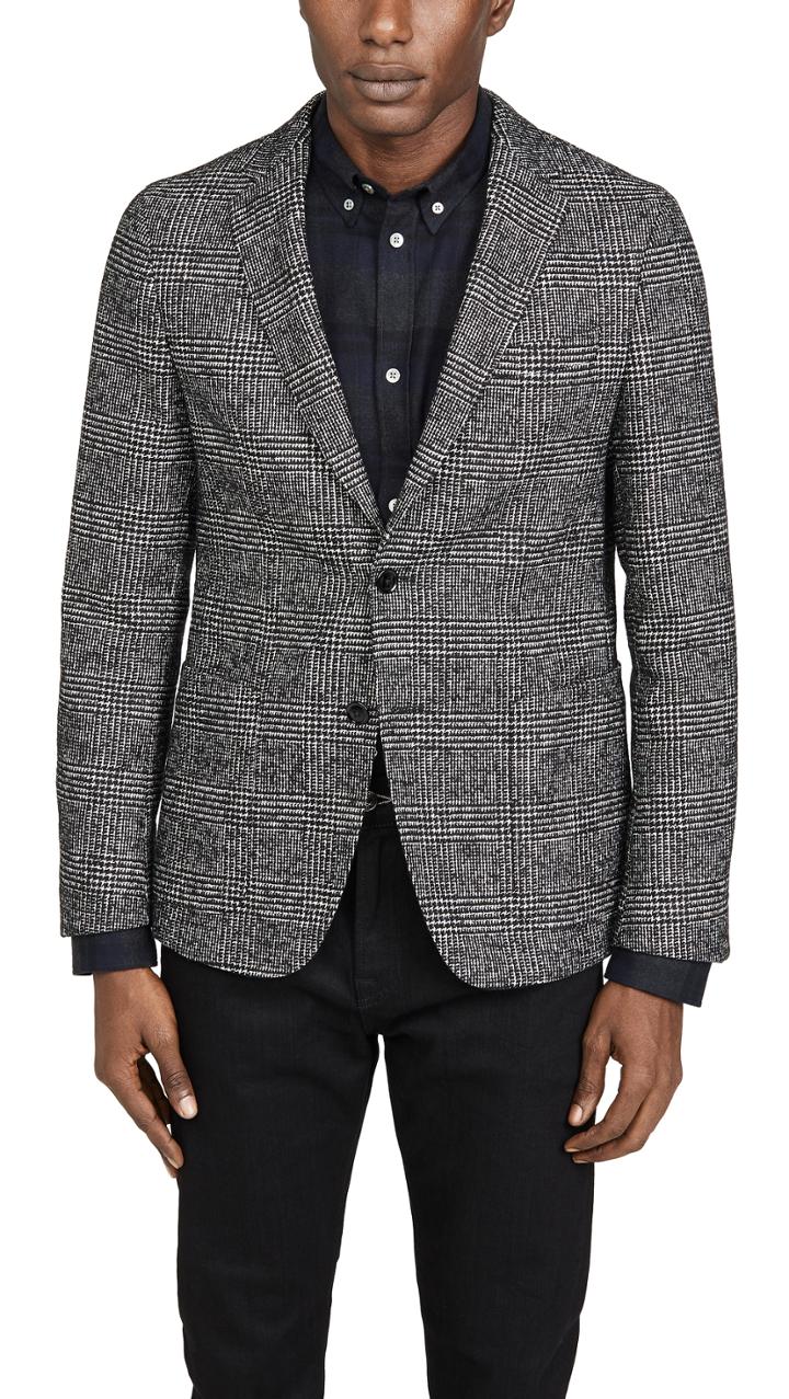 Boss Hugo Boss Unstructured Plaid Sport Coat
