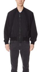 Robert Geller Bertrand Paper Cotton Bomber Jacket