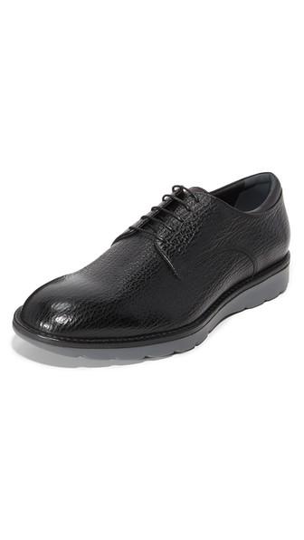 Z Zegna Hybrid Derby Lace Up Shoes