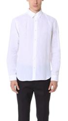 Calvin Klein Collection Rectangle Luxe Linen Shirt