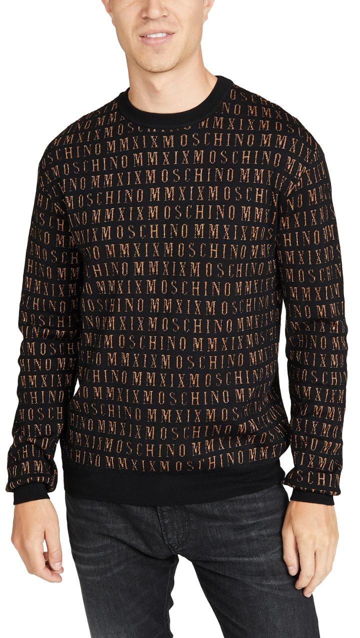 Moschino All Over Print Sweater