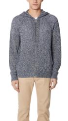 Vince Marled Full Zip Hoodie