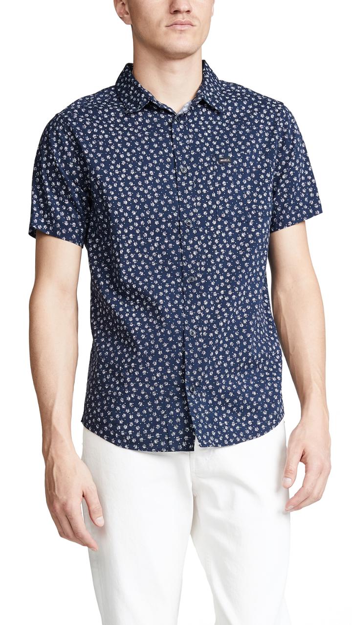 Rvca Ficus Floral Shirt