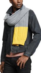 Paul Smith Cable Highlight Scarf