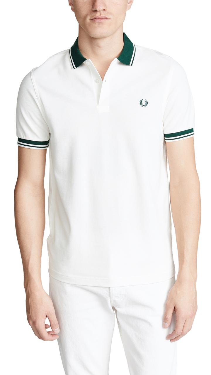 Fred Perry Contrast Rib Polo Shirt