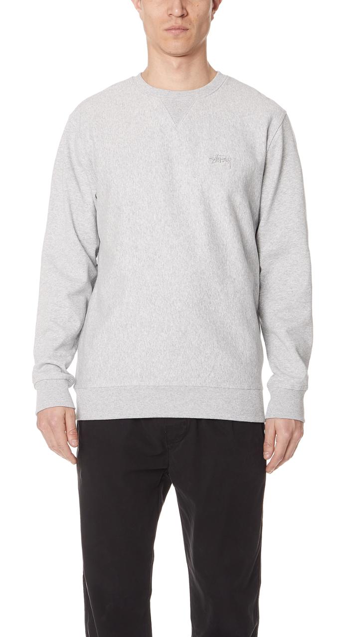 Stussy Stock Terry Crew Sweatshirt