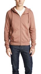 Save Khaki Zip Hooded Sweatshirt