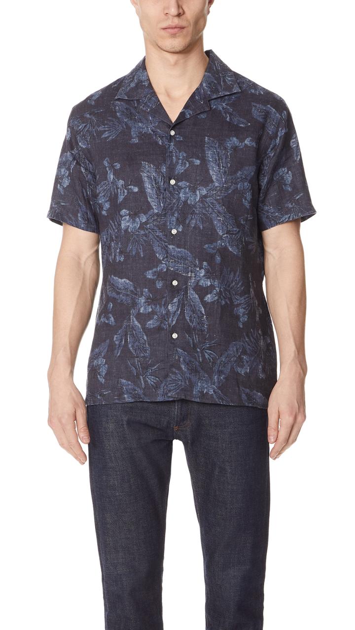 Officine Generale Dario Print Shirt