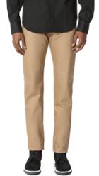 Naked Famous Weird Guy Beige Selvedge Chino Jeans