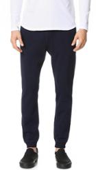 Reigning Champ Indigo Slim Sweatpants With Zip Back Pocket