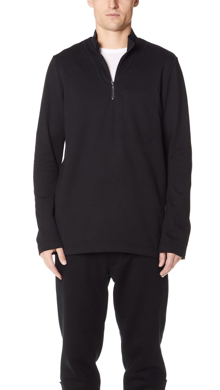 Y 3 M Sashiko Half Zip Sweater