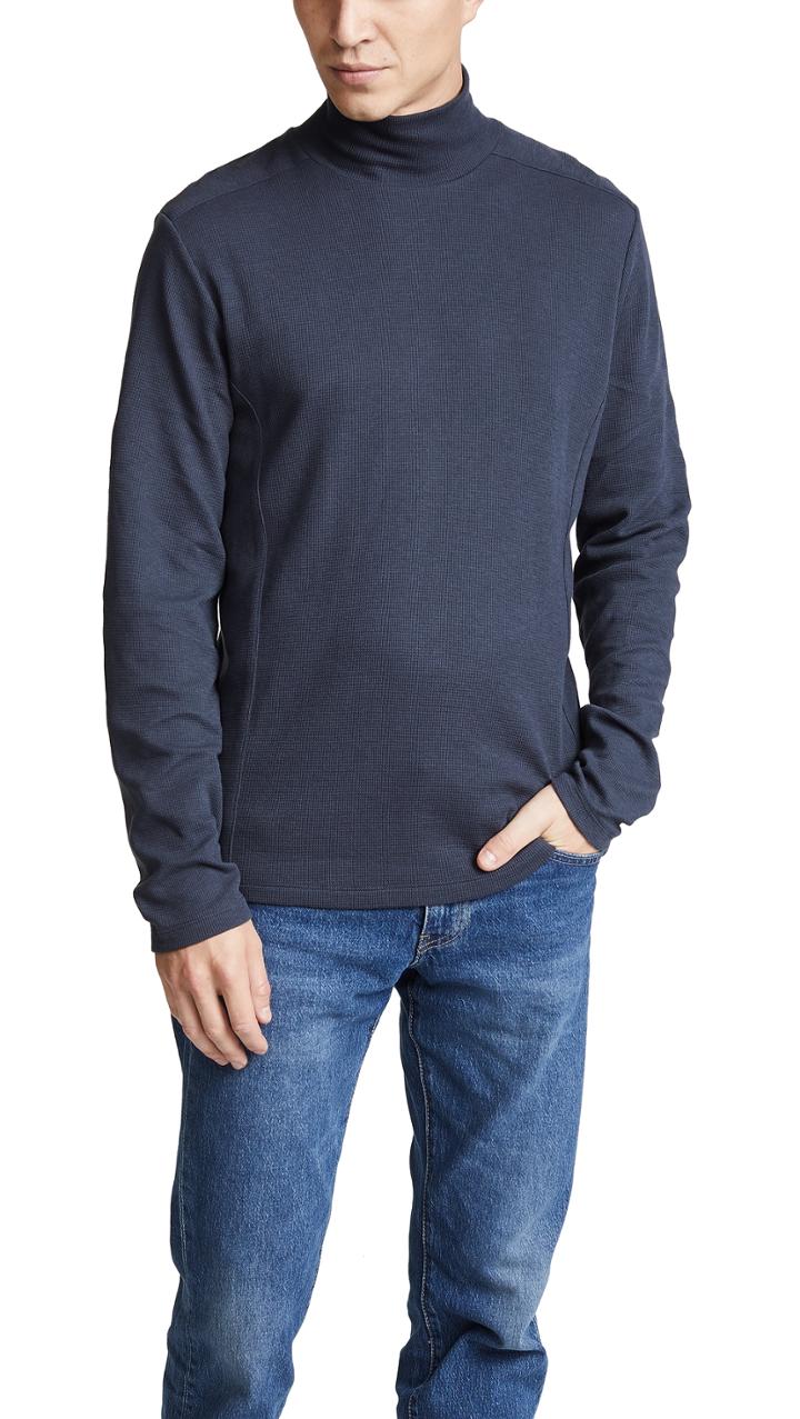 Vince Fine Gauge Waffle Tee