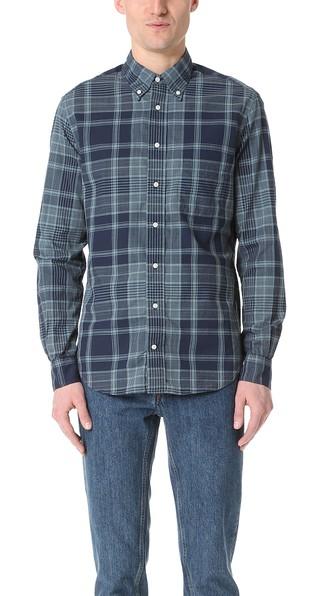 Gitman Vintage Long Sleeve Archive Madras Shirt