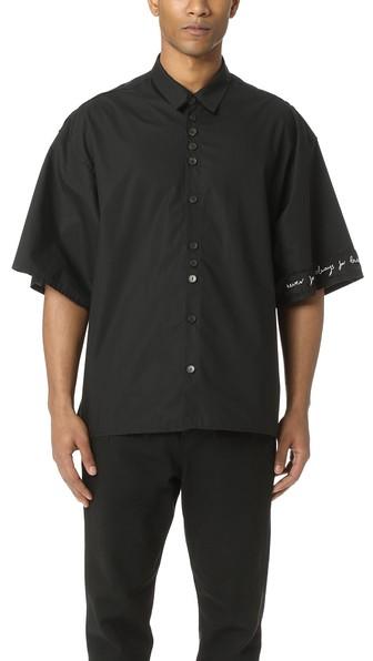 Damir Doma Sol Short Sleeve Poplin Shirt