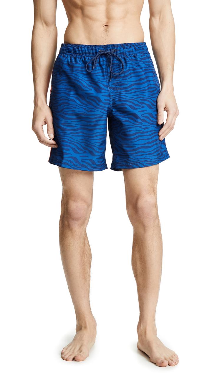 Sundek 16 Tiger Stripe Swim Trunks