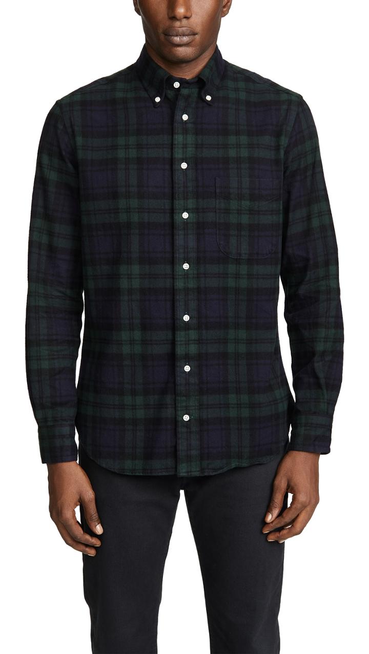 Gitman Vintage Blackwatch Flannel Shirt