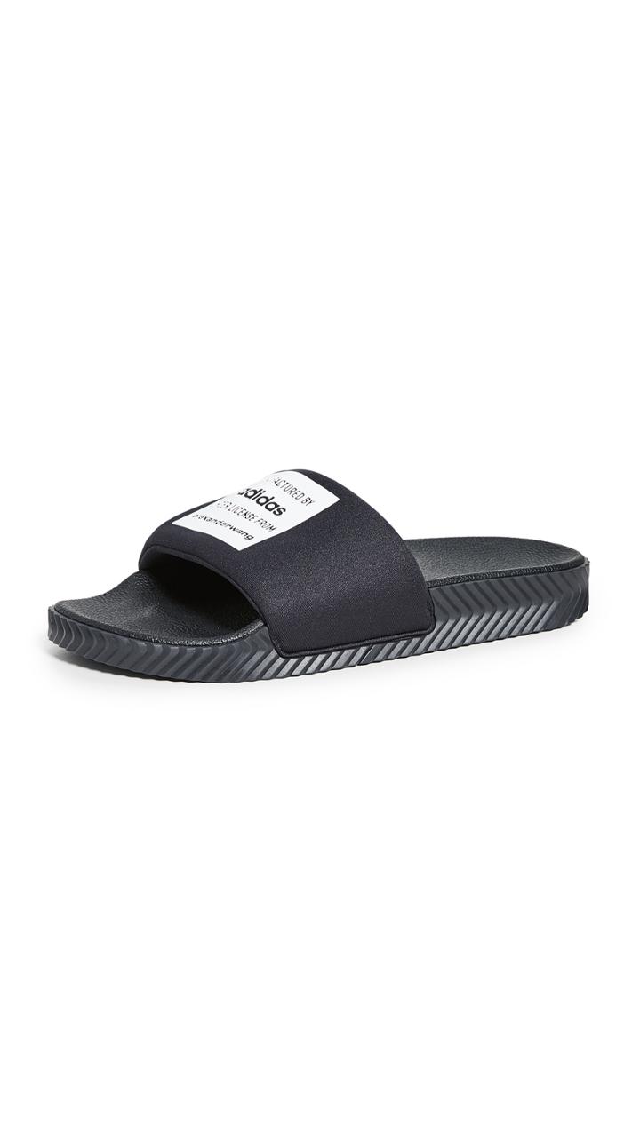 Adidas Originals By Alexander Wang Lycra Adilette Slide Sandals