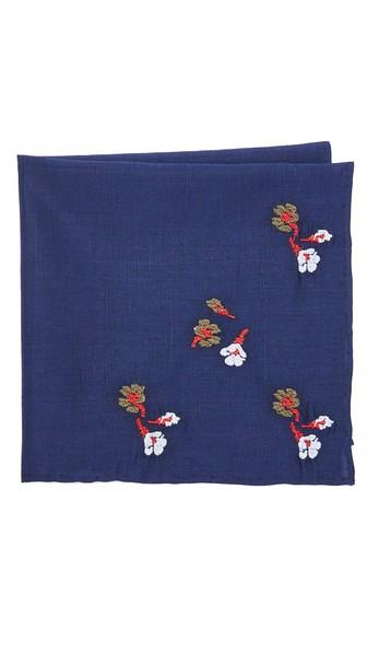 Thomas Mason Floral Pocket Square