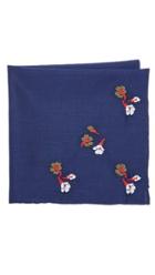 Thomas Mason Floral Pocket Square