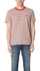 Maison Kitsune Surf Stripes Tee