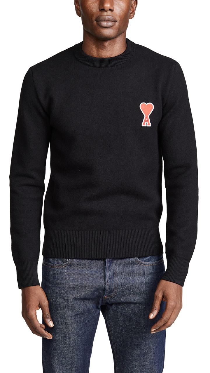 Ami Crew Neck Pullover