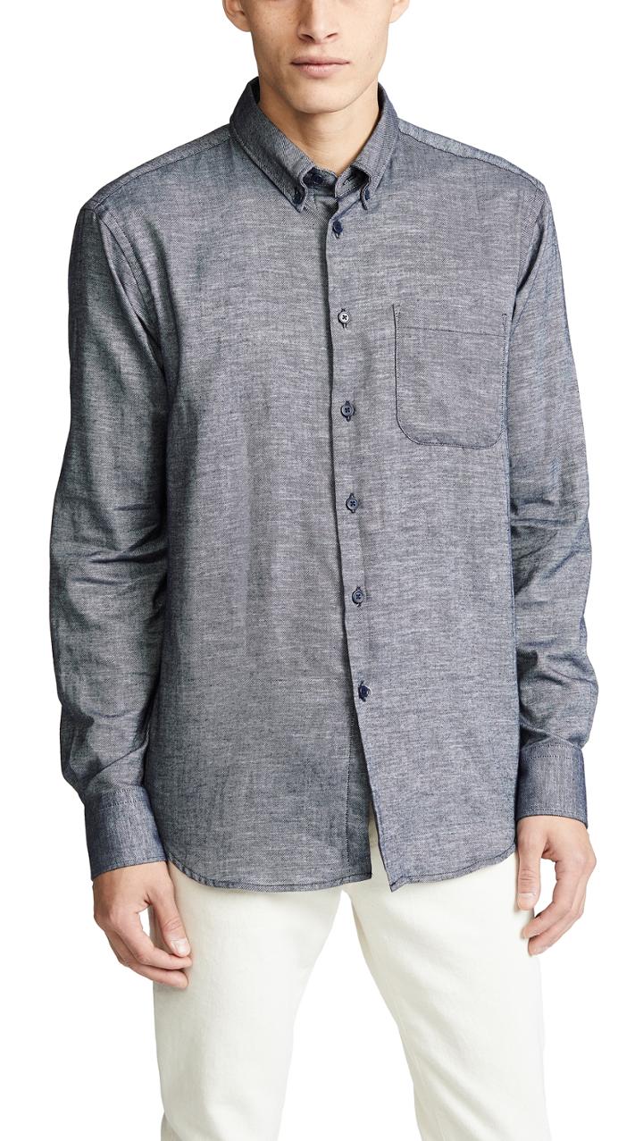 Naked Famous Easy Shirt Mix Twill