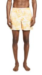 Bather Yellow Palm Tree Print Swim Shorts