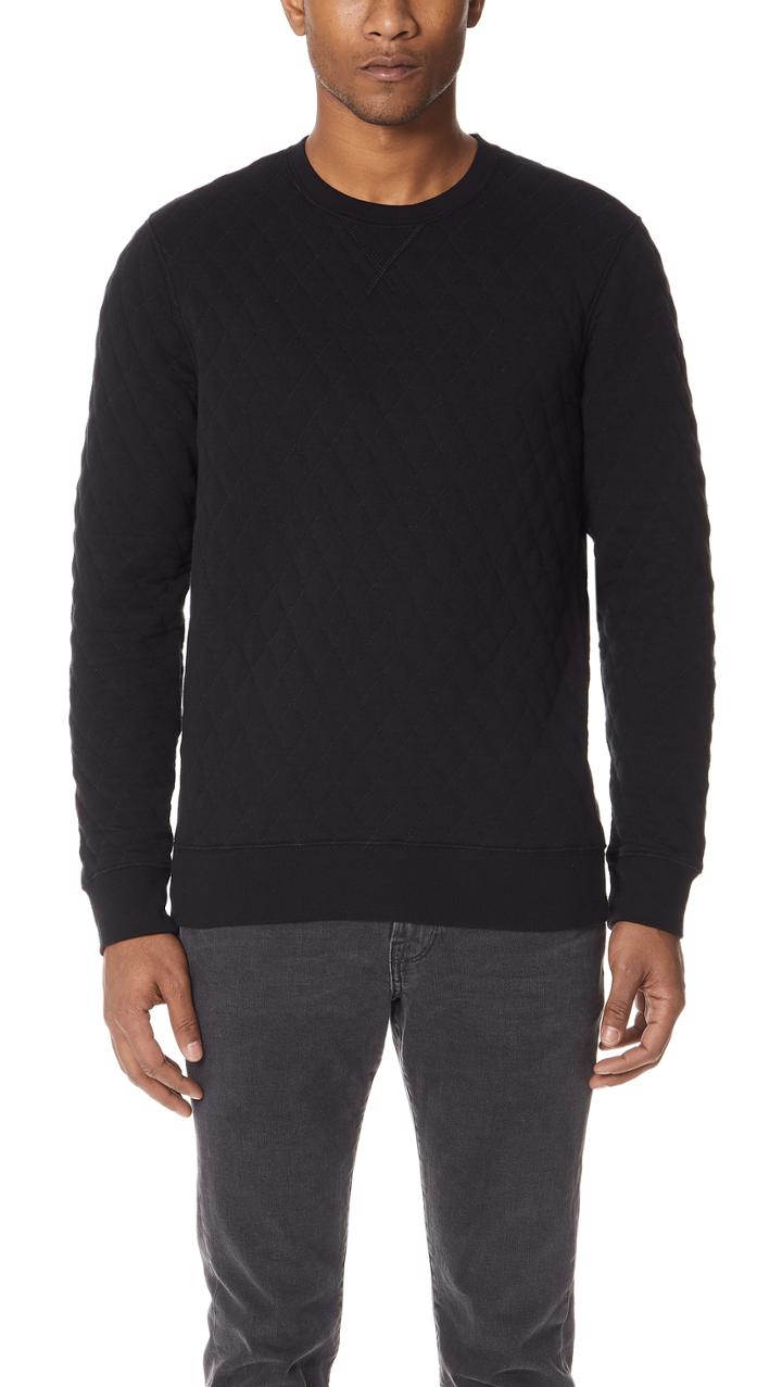 Club Monaco Diamond Quilt Pullover