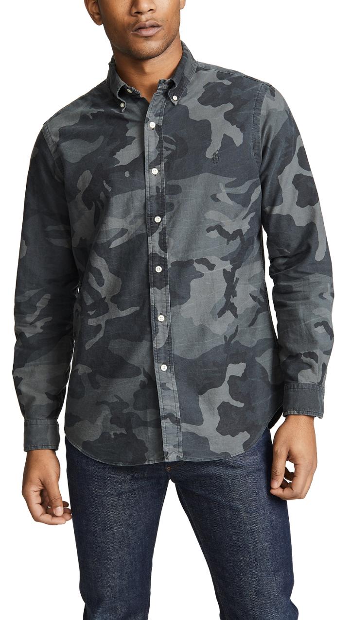 Polo Ralph Lauren Classic Fit Camo Oxford Shirt