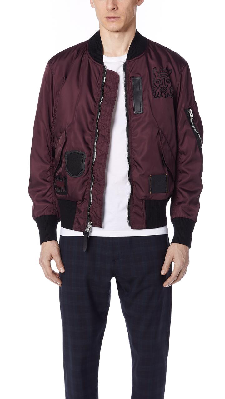 Coach 1941 Keith Haring Applique Ma 1 Jacket