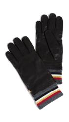 Maison Kitsune Ribbed Gloves