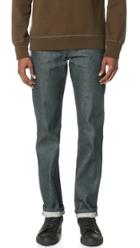 Naked Famous Weird Guy Rusted Blue Selvedge Jeans