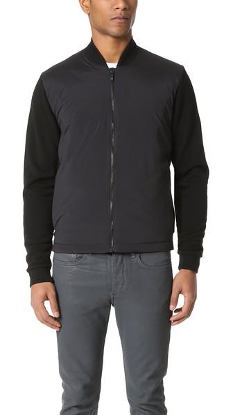 Z Zegna Techmerino Nylon Zip Jacket