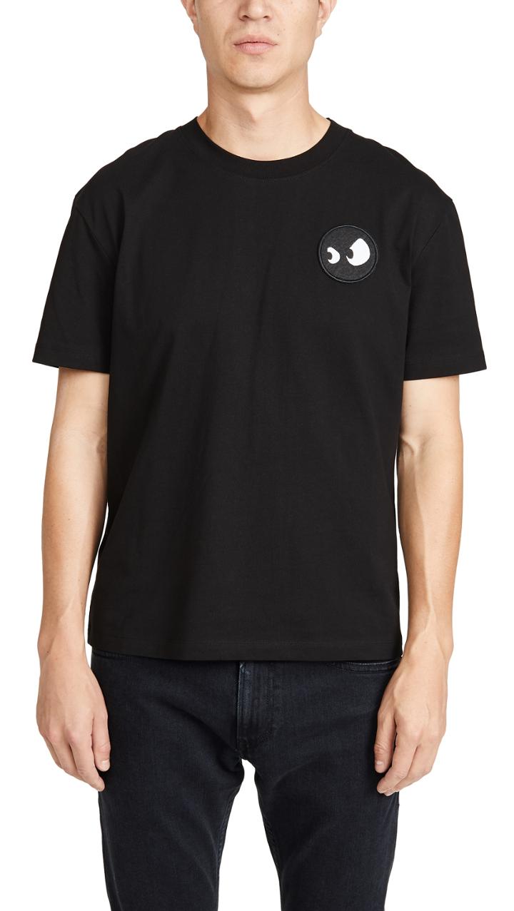 Mcq Alexander Mcqueen Short Sleeve Dropped Shoulder Logo Tee