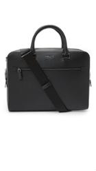 Michael Kors Harrison Front Zip Leather Briefcase