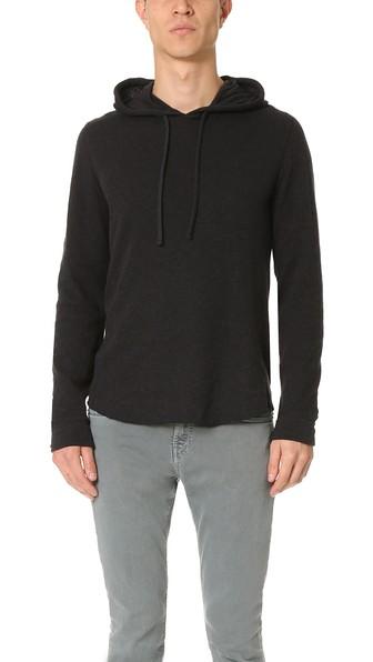 Vince Raw Edge Hoodie