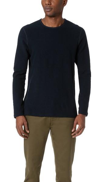 Wings Horns Loop Knit Long Sleeve Tee