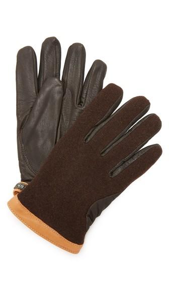 Hestra Deerskin Wool Tricot Gloves