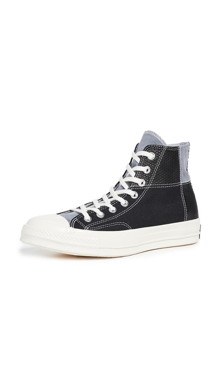 Converse Ct70 Mixed Material Hi Top Sneakers