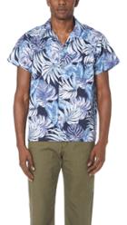 Naked Famous Tropical Leaves Shirt