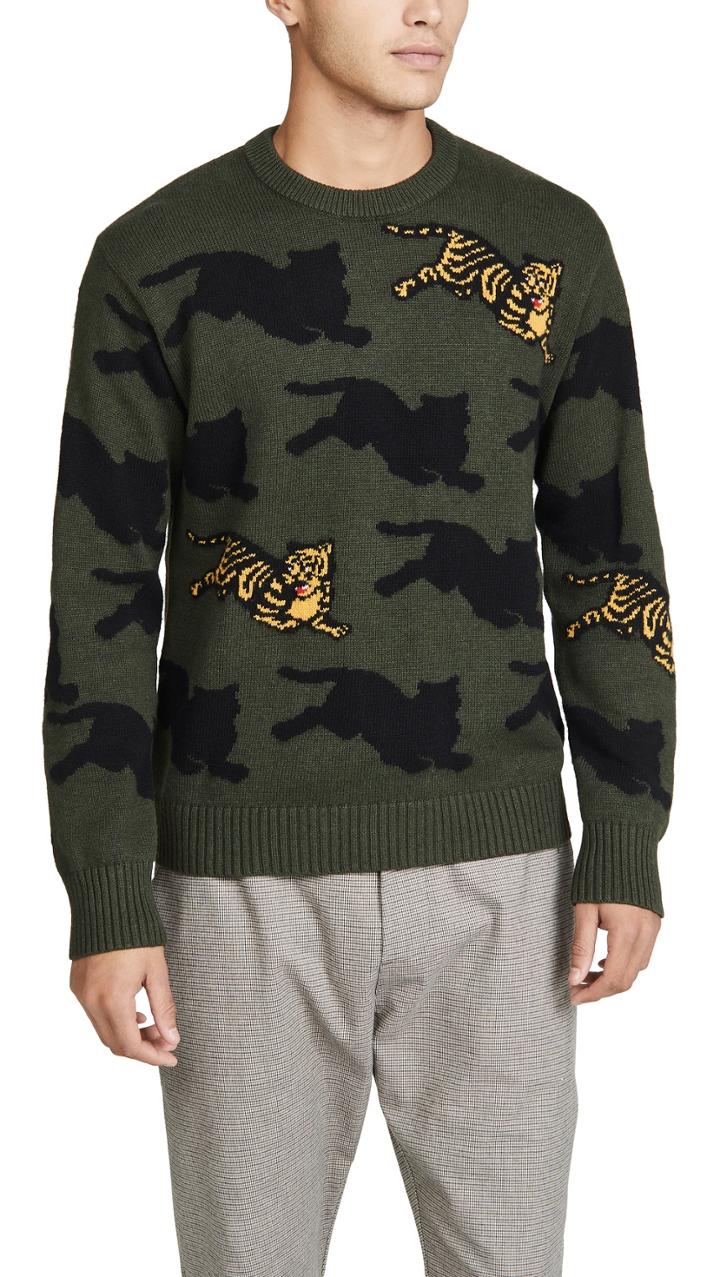 Kenzo Allover Tiger Sweater
