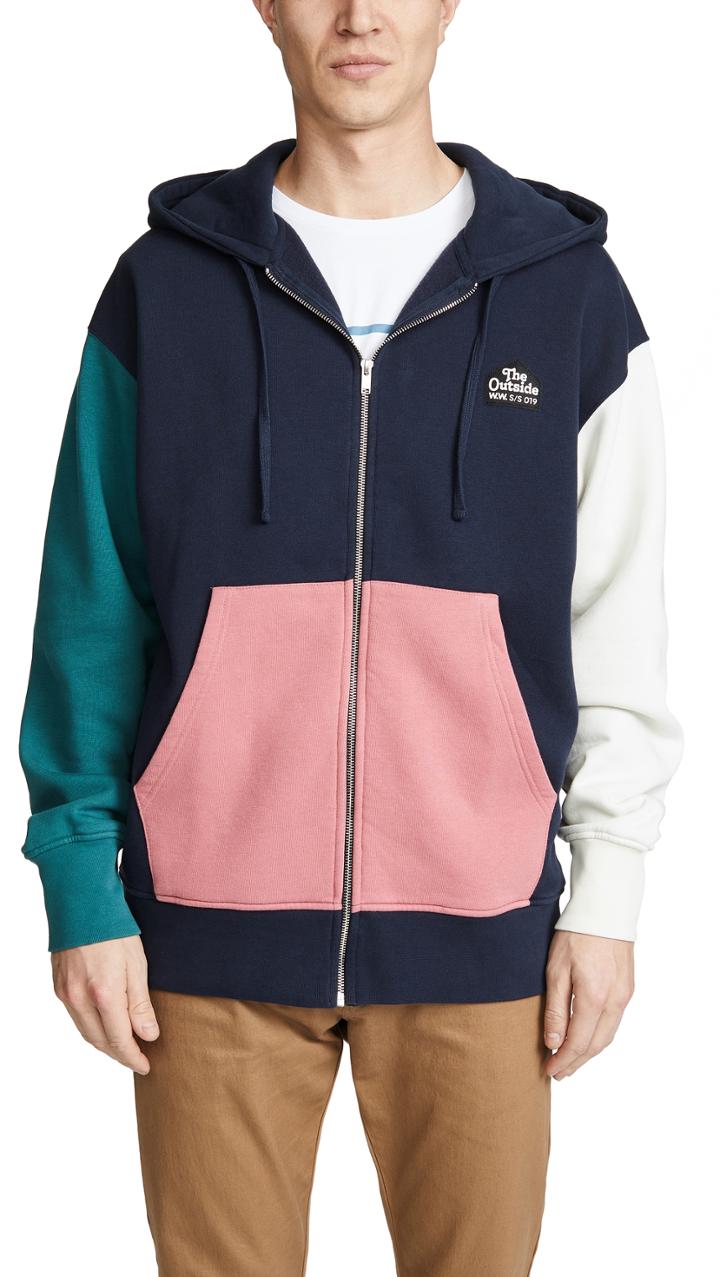 Wood Wood Colorblock Long Sleeve Edmund Hoodie