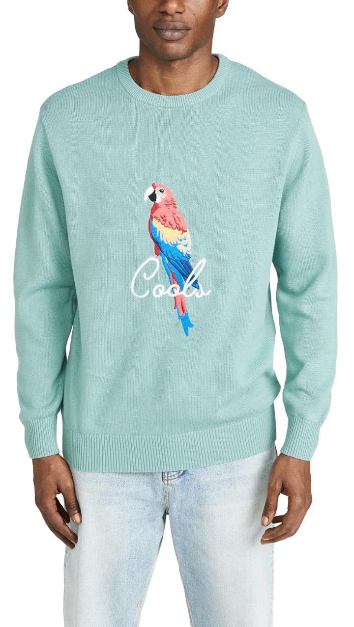 Barney Cools Parrot Crew Neck Sweater