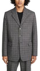 Marni Mirco Check Dry Wool Blazer