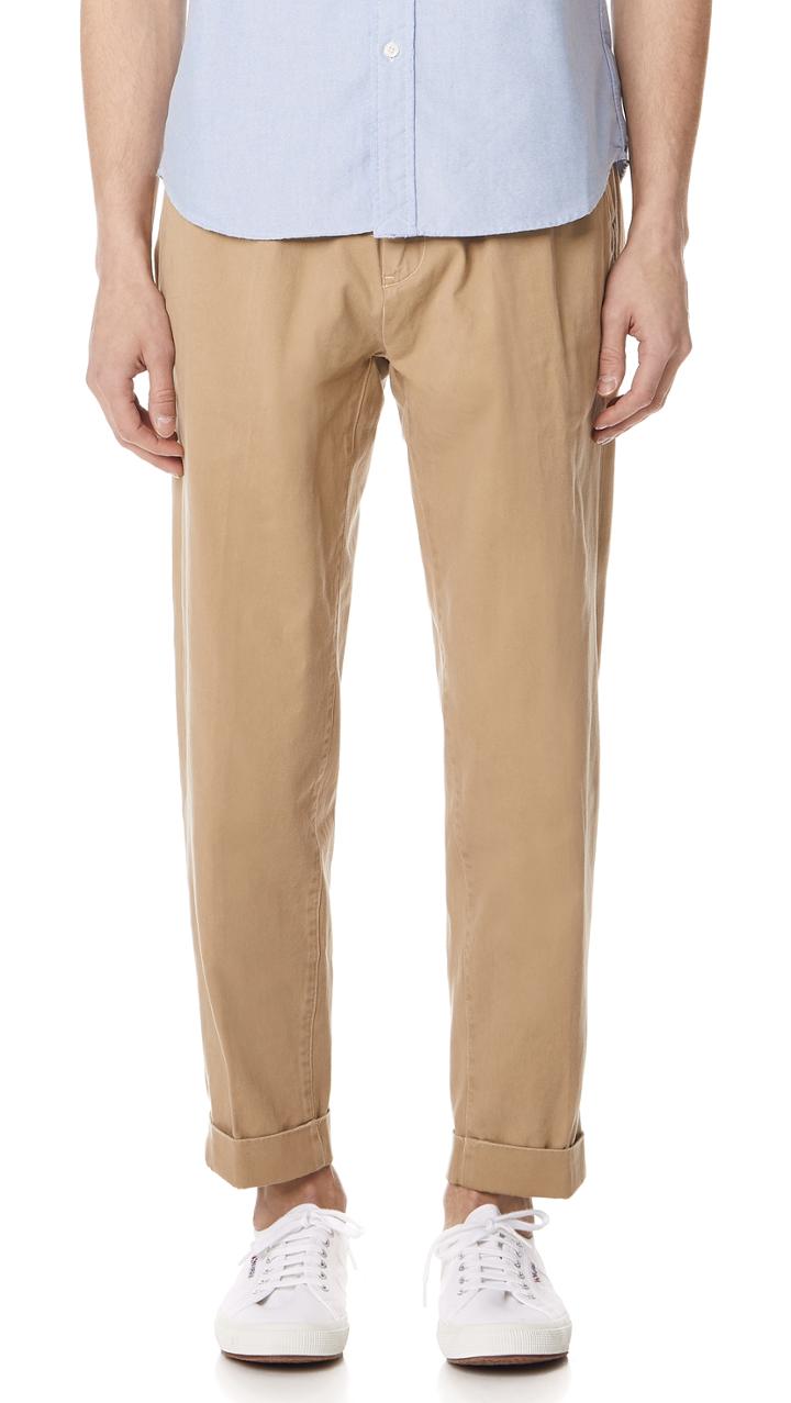 Polo Ralph Lauren Pima Cotton Pleated Trousers
